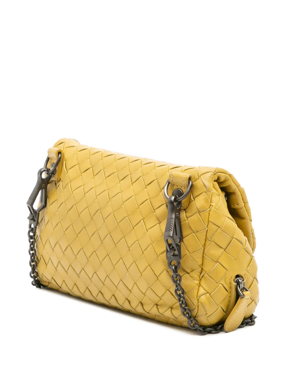 Pre-OwnedBottega Veneta Pre-Owned2012-2025 Mini Nappa Intrecciato Expandable Chain Flap crossbody bag