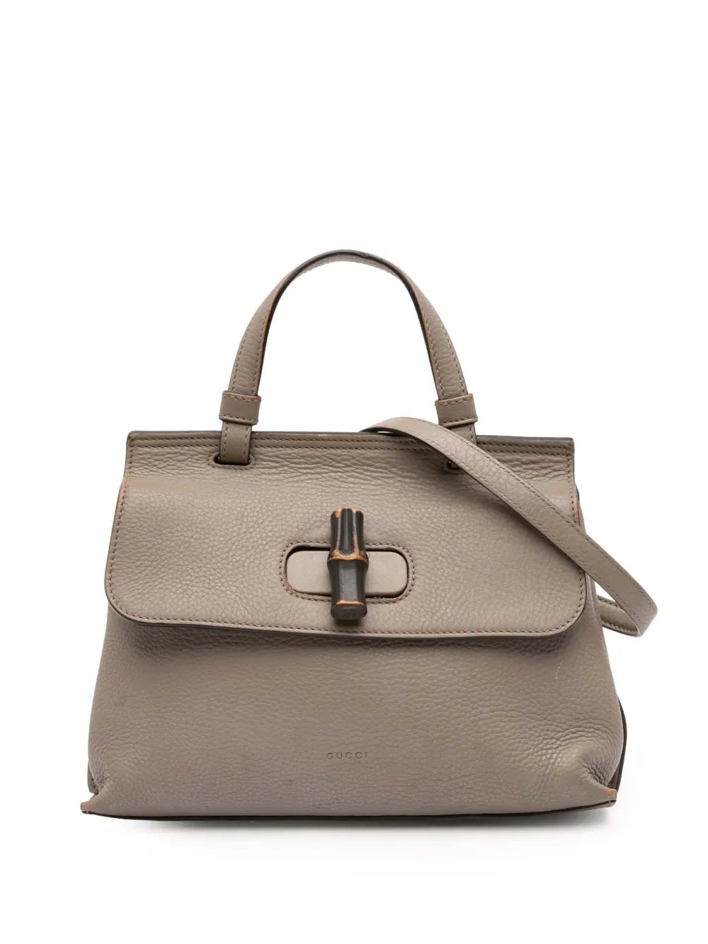 Pre-OwnedGucci Pre-Owned2016-2025 Small Leather Bamboo Daily satchel