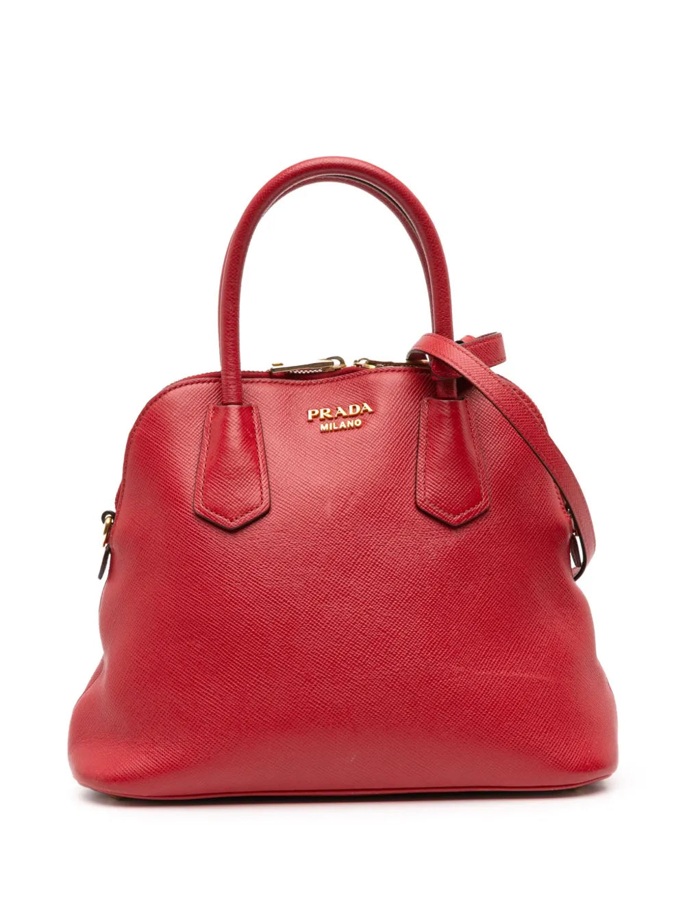 Pre-OwnedPrada Pre-Owned2000-2025 Medium Saffiano Dome satchel