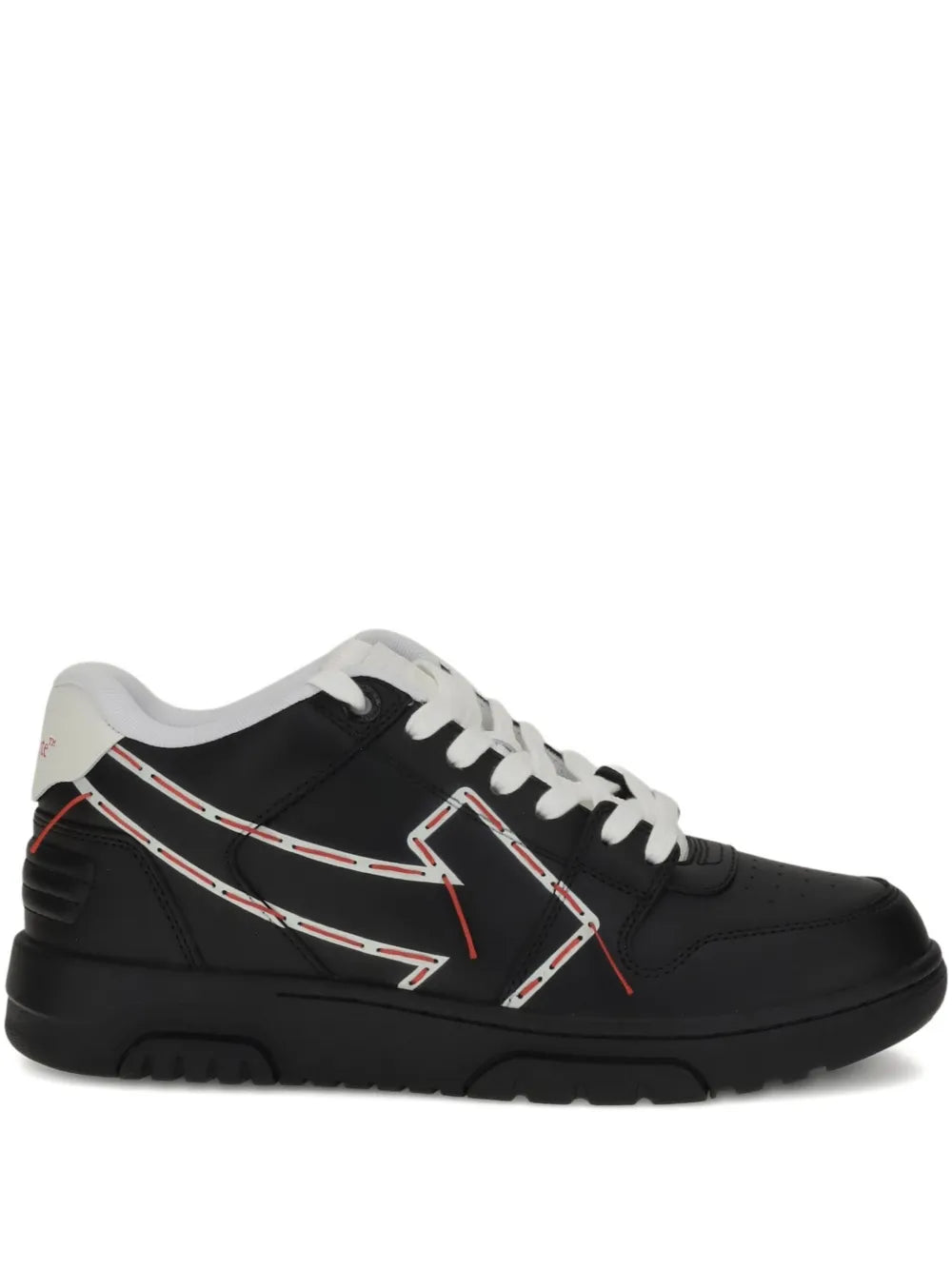 Off-White Arrow-Detail Leather Sneakers floriamart.shop