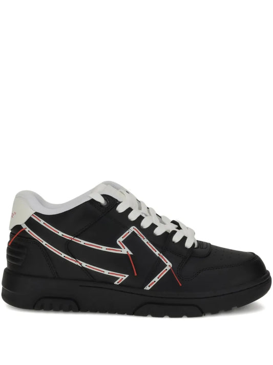 Off-White Arrow-Detail Leather Sneakers floriamart.shop