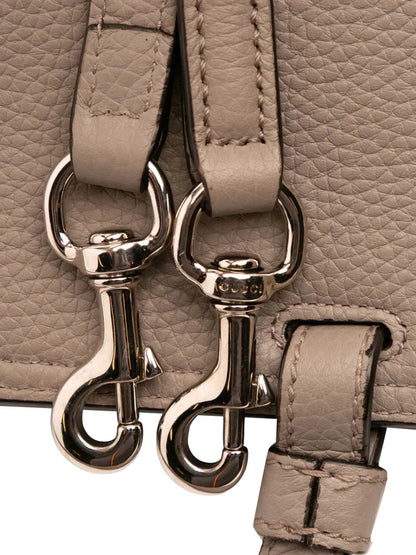Pre-OwnedGucci Pre-Owned2016-2025 Large Leather Bamboo Daily satchel