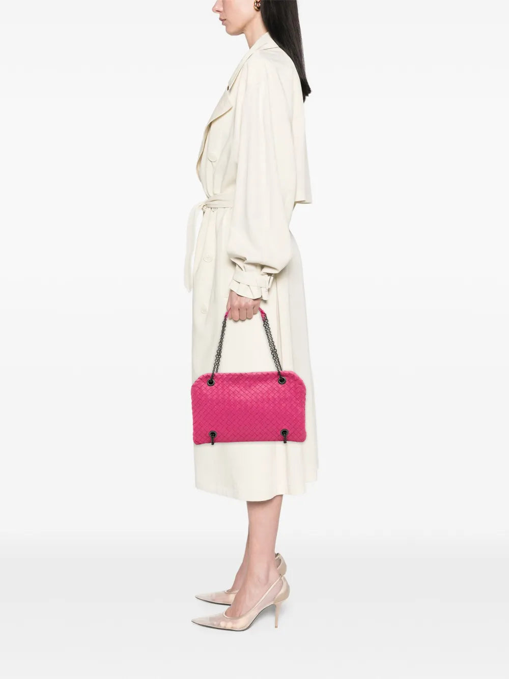 Pre-OwnedBottega Veneta Pre-Owned2012-2025 Nappa Intrecciato Duo shoulder bag