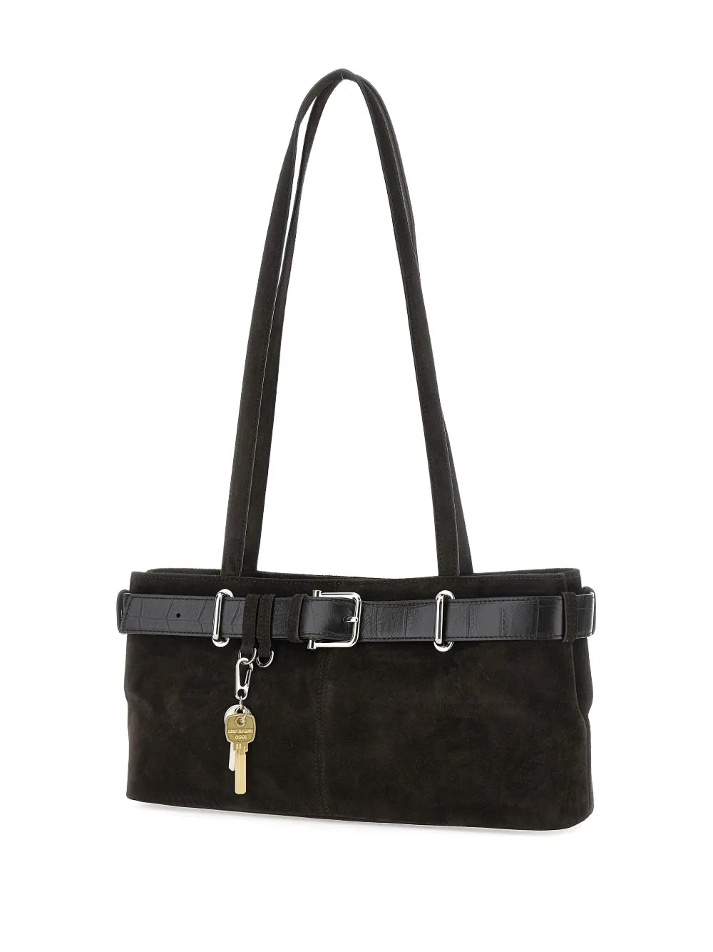 Osoismall Brocle suede belt shoulder bag