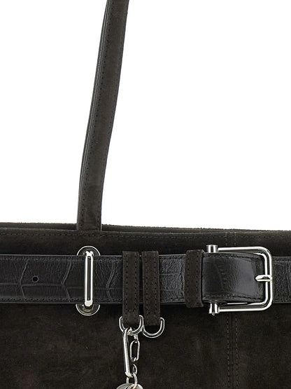 Osoismall Brocle suede belt shoulder bag