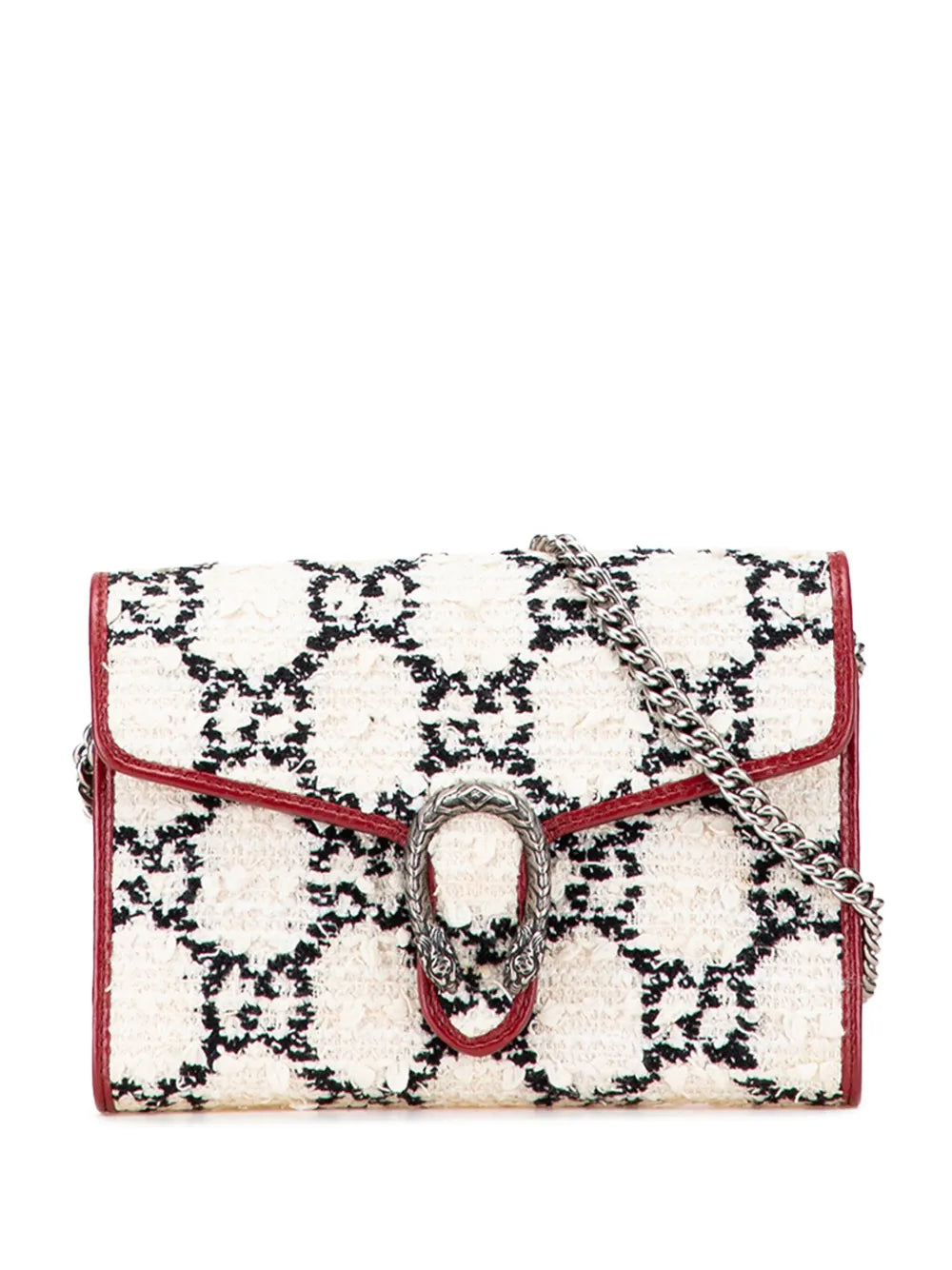 Pre-OwnedGucci Pre-Owned2016-2025 GG Tweed Dionysus Wallet on Chain crossbody bag