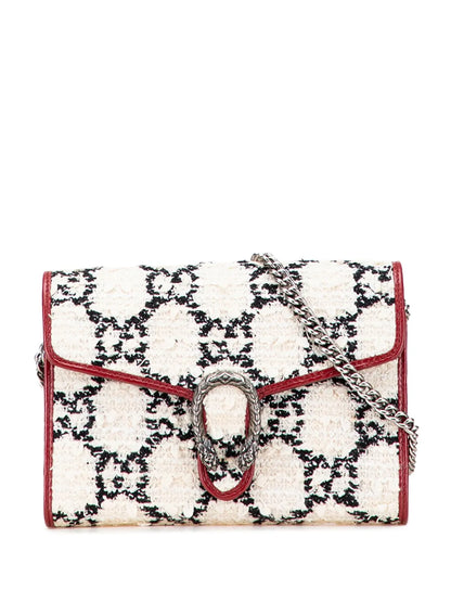 Pre-OwnedGucci Pre-Owned2016-2025 GG Tweed Dionysus Wallet on Chain crossbody bag