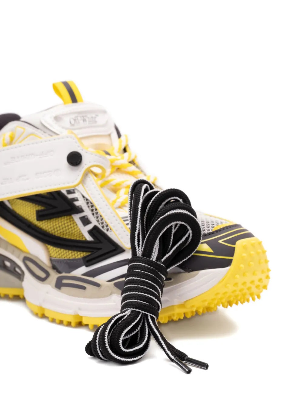 Off-White Textured-Sole Lace-Up Sneakers floriamart.shop