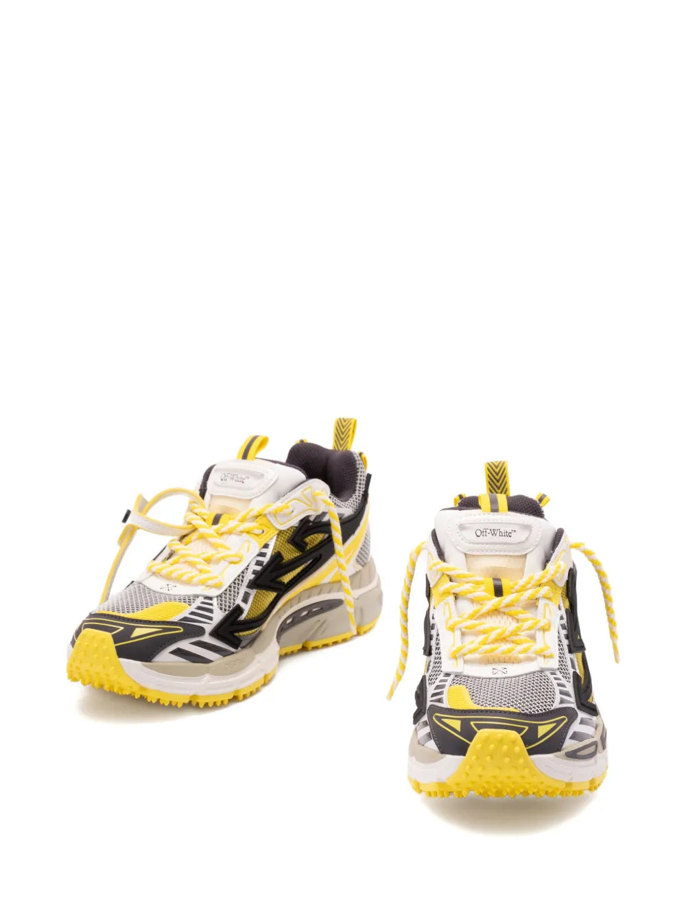 Off-White Textured-Sole Lace-Up Sneakers floriamart.shop