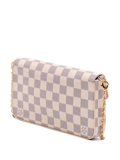 Pre-OwnedLouis Vuitton Pre-Owned2018 Damier Azur Pochette Felicie crossbody bag