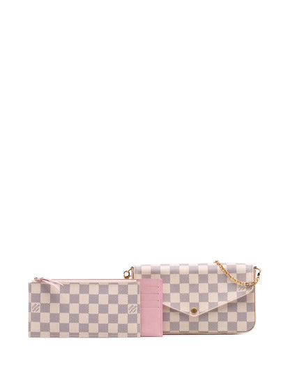 Pre-OwnedLouis Vuitton Pre-Owned2018 Damier Azur Pochette Felicie crossbody bag