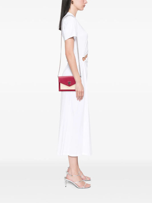 Pre-OwnedLouis Vuitton Pre-Owned2018 Bicolor Leather MyLockMe Chain Pochette crossbody bag