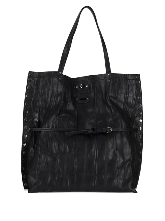 Zanellatomedium A' Spasso Allacciata Plisse' tote bag