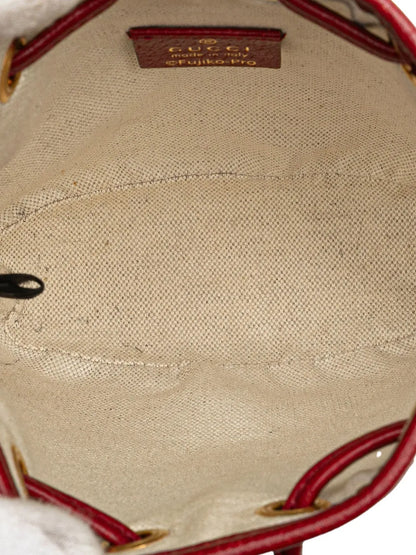 Pre-OwnedGucci Pre-Owned2016-2025 Micro GG Supreme Doraemon bucket bag