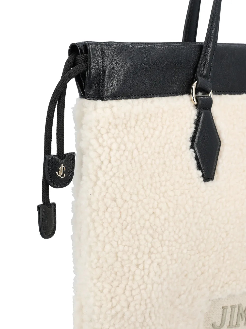Jimmy Choodrawstring-fastening shearling tote bag