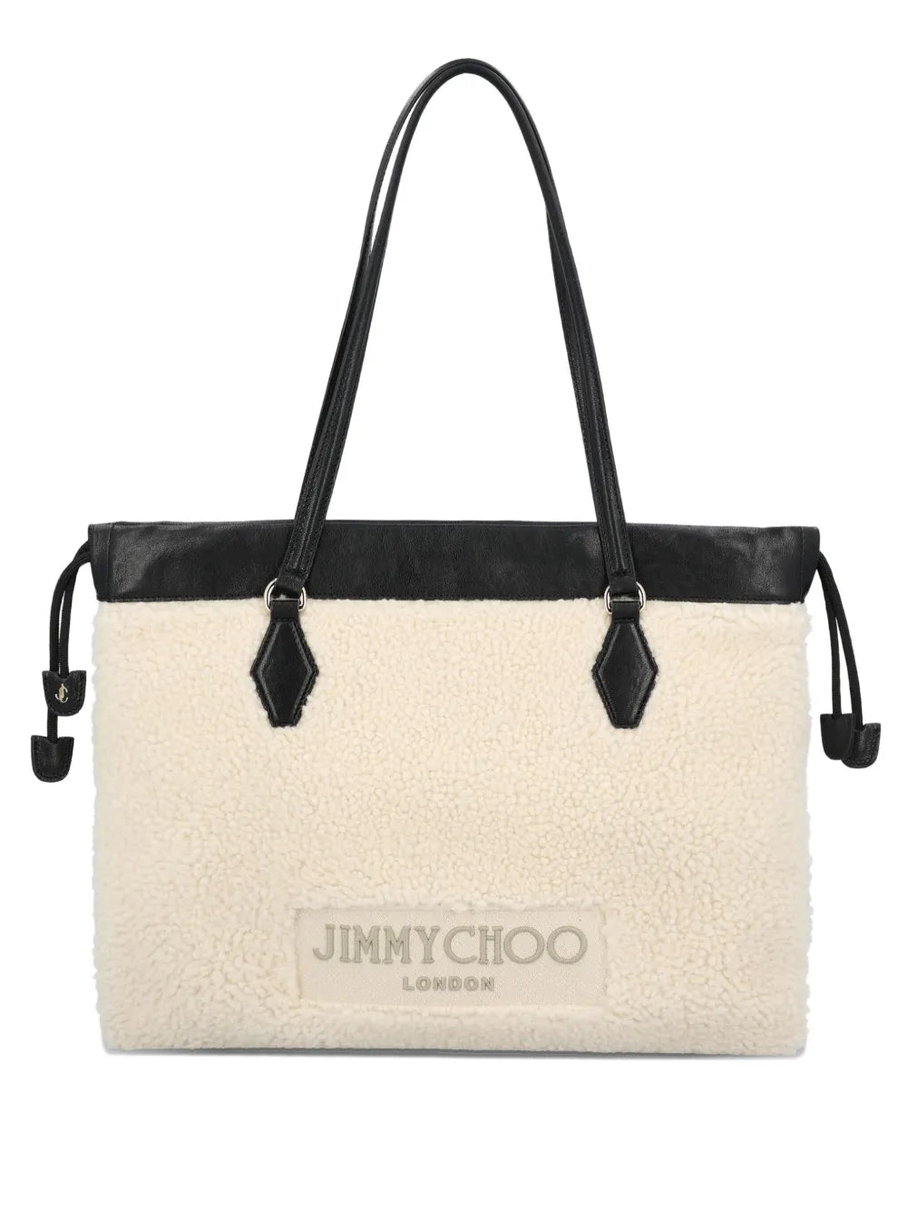 Jimmy Choodrawstring-fastening shearling tote bag