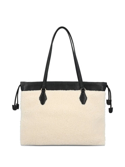 Jimmy Choodrawstring-fastening shearling tote bag