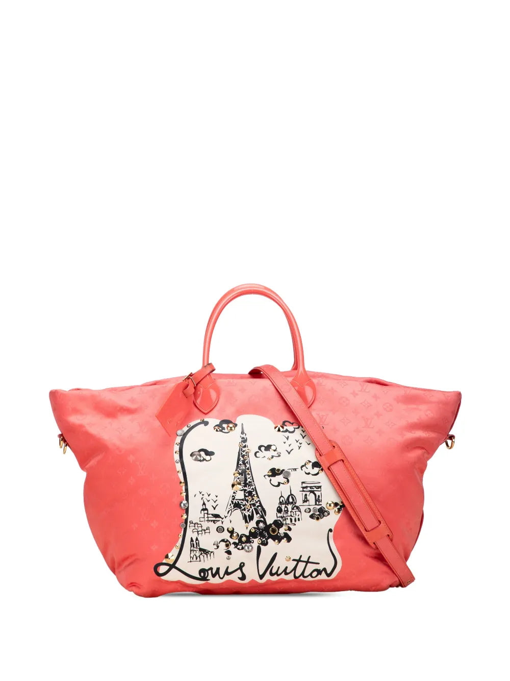 Pre-OwnedLouis Vuitton Pre-Owned2011 Monogram Nylon Nouvelle Vague Beach Bag satchel