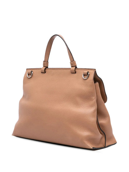 Pre-OwnedGucci Pre-Owned2016-2025 Medium Leather Bamboo Daily satchel