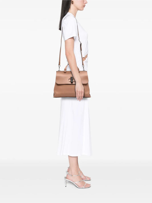 Pre-OwnedGucci Pre-Owned2016-2025 Medium Leather Bamboo Daily satchel