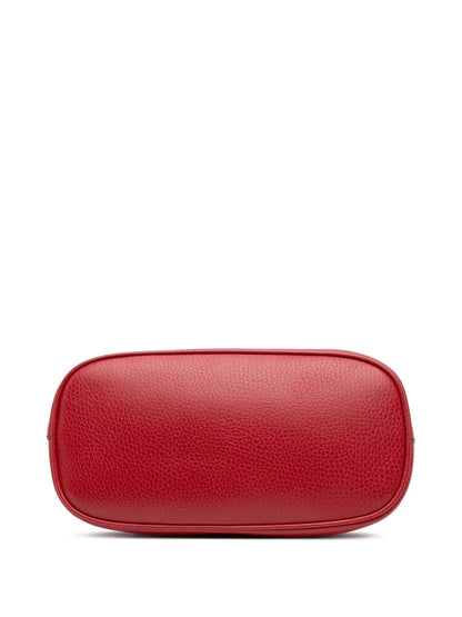 Pre-OwnedGucci Pre-Owned2000-2015 Mini Leather GG Charm Dome satchel