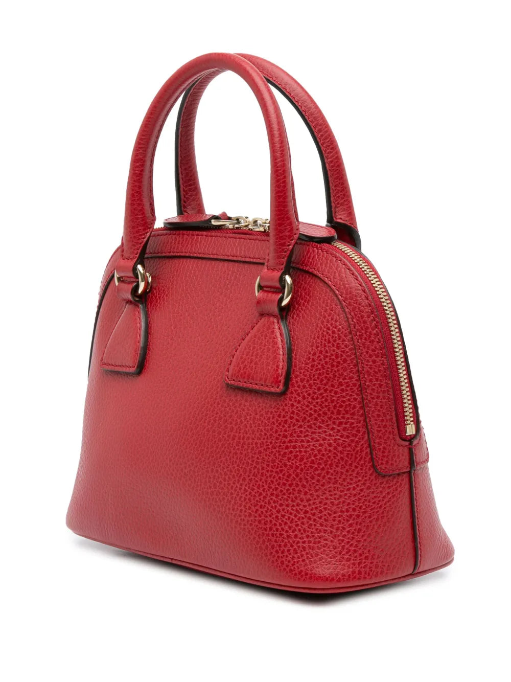 Pre-OwnedGucci Pre-Owned2000-2015 Mini Leather GG Charm Dome satchel