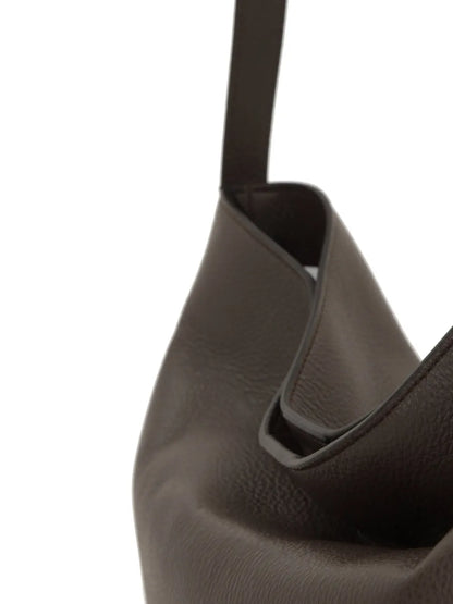 Aesther Ekmegrained leather shoulder bag