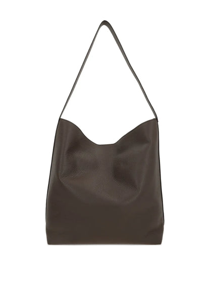 Aesther Ekmegrained leather shoulder bag