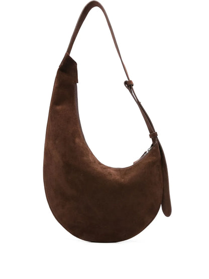 Aesther Ekmesuede crescent tote bag