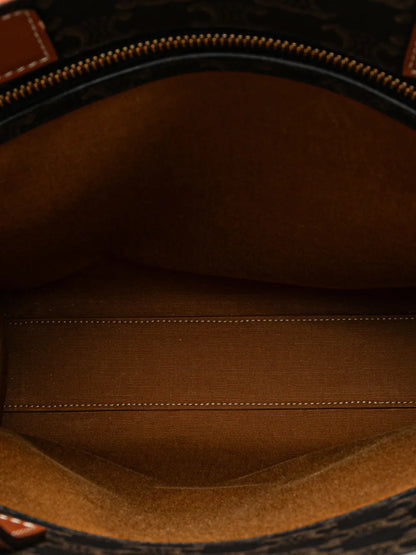 Pre-OwnedCeline Pre-Owned2022 Small Triomphe Coated Canvas Vertical Cabas Tote satchel