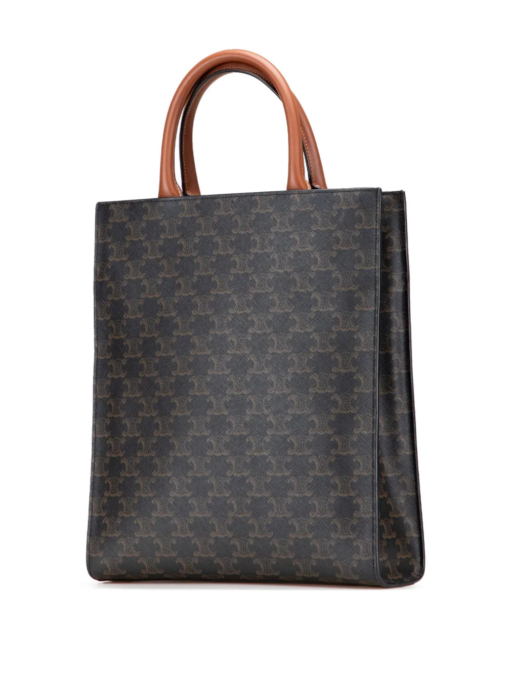 Pre-OwnedCeline Pre-Owned2022 Small Triomphe Coated Canvas Vertical Cabas Tote satchel