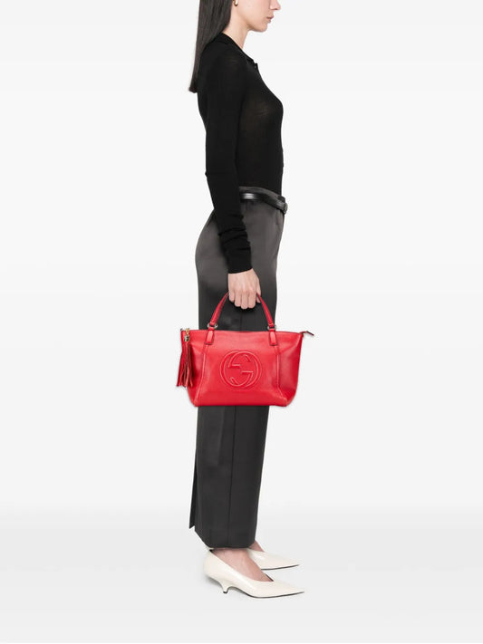 Pre-OwnedGucci Pre-Owned2000-2015 Small Leather Soho Cellarius satchel floriamart.shop