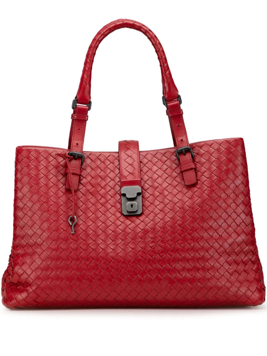 Pre-OwnedBottega Veneta Pre-Owned2012-2025 Medium Nappa Intrecciato Roma tote bag
