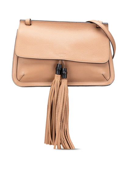 Pre-OwnedGucci Pre-Owned2000-2015 Medium Leather Bamboo Daily crossbody bag floriamart.shop