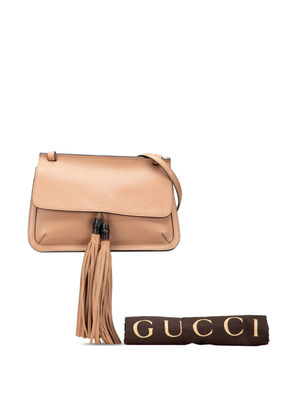 Pre-OwnedGucci Pre-Owned2000-2015 Medium Leather Bamboo Daily crossbody bag floriamart.shop