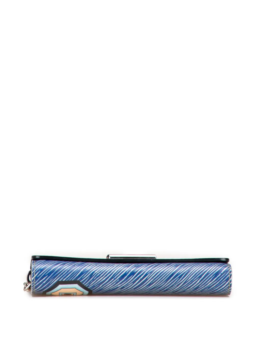 Pre-OwnedLouis Vuitton Pre-Owned2015 Epi Denim Twist Azteque Wallet on Chain crossbody bag
