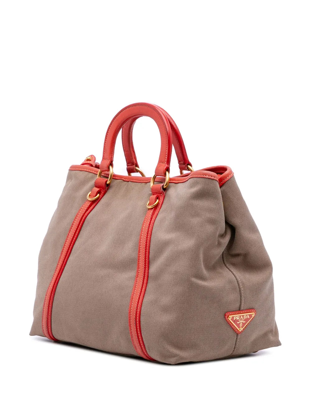 Pre-OwnedPrada Pre-Owned2013-2025 Canvas Canapa Logo Bow satchel floriamart.shop