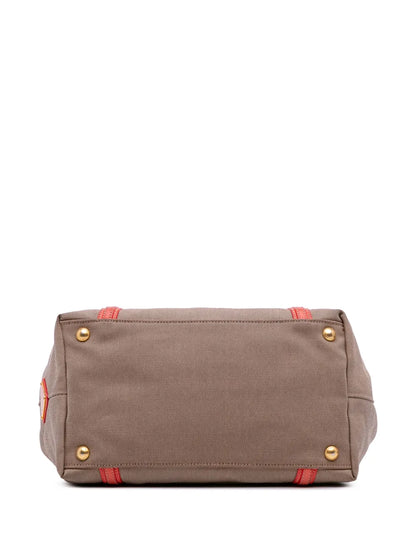 Pre-OwnedPrada Pre-Owned2013-2025 Canvas Canapa Logo Bow satchel floriamart.shop