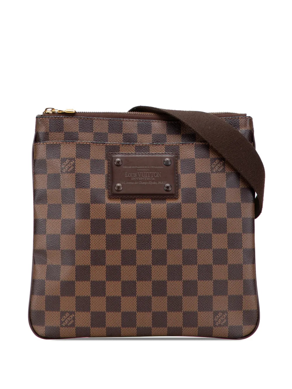 Pre-OwnedLouis Vuitton Pre-Owned2010 Damier Ebene Brooklyn Pochette crossbody bag