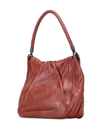 Pre-OwnedBottega Veneta Pre-Owned2012-2025 Intrecciato Trimmed Nappa Top Handle Bag handbag