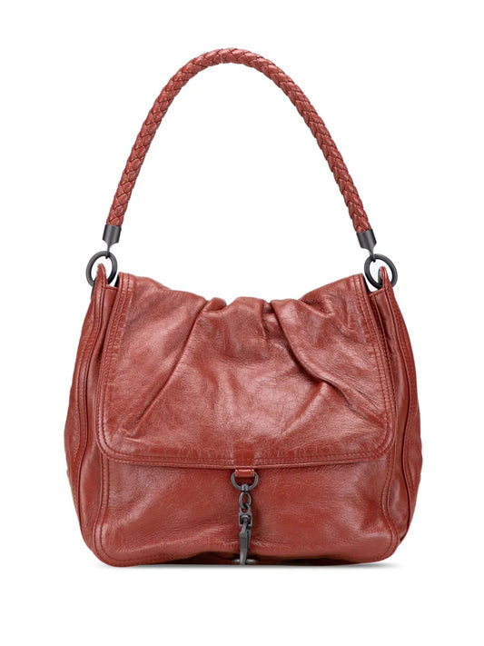Pre-OwnedBottega Veneta Pre-Owned2012-2025 Intrecciato Trimmed Nappa Top Handle Bag handbag