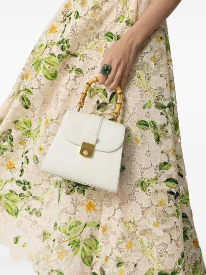Veronica BeardAvenue bamboo-handle tote bag