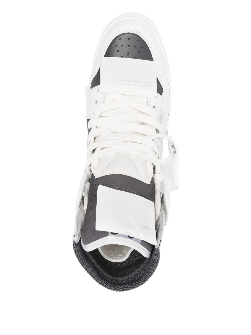 Off-White High-Top Leather Sneakers floriamart.shop