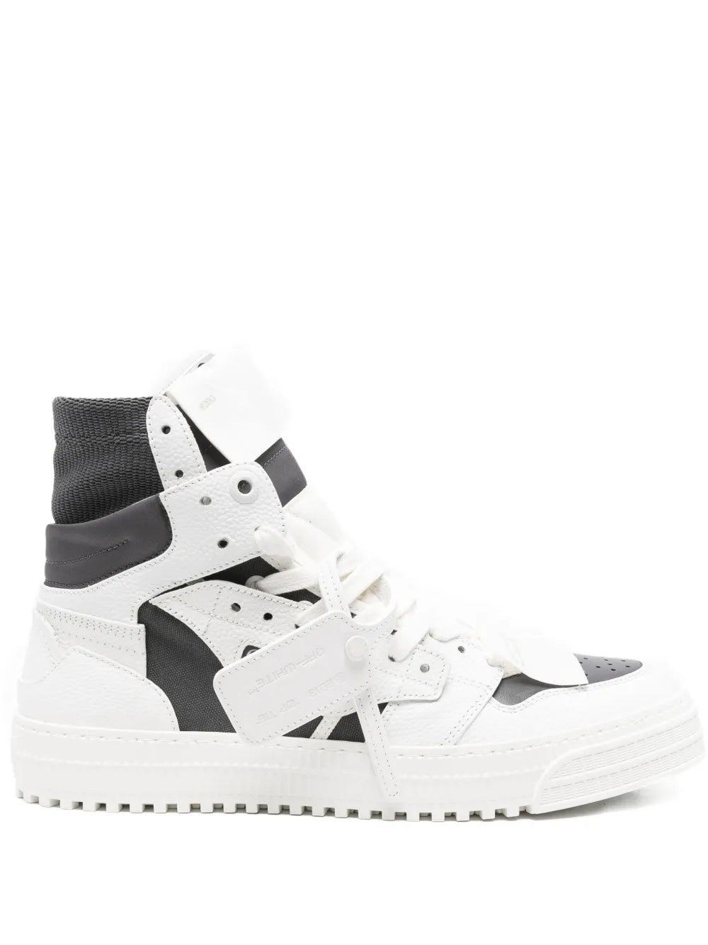 Off-White High-Top Leather Sneakers floriamart.shop