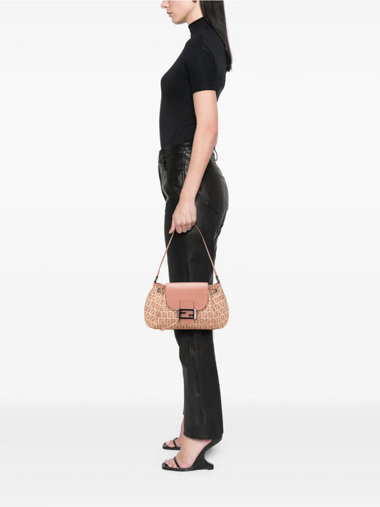Pre-OwnedFendi Pre-Owned2000-2010 Zucchino Canvas Drawstring shoulder bag