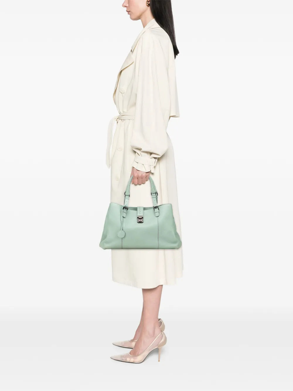 Pre-OwnedBottega Veneta Pre-Owned2012-2025 Medium Cervo Roma tote bag