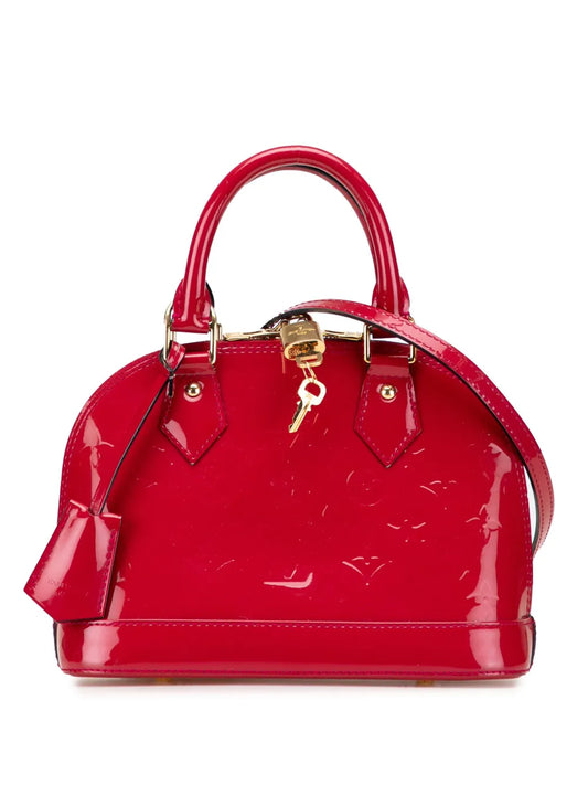 Pre-OwnedLouis Vuitton Pre-Owned2013 Monogram Vernis Alma BB satchel