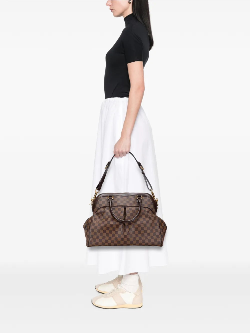 Pre-OwnedLouis Vuitton Pre-Owned2007 Damier Ebene Trevi GM satchel