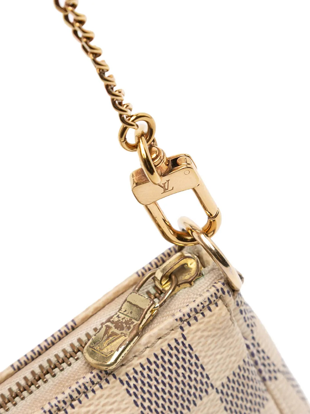 Pre-OwnedLouis Vuitton Pre-Owned2019 Damier Azur Mini Pochette Accessoires handbag
