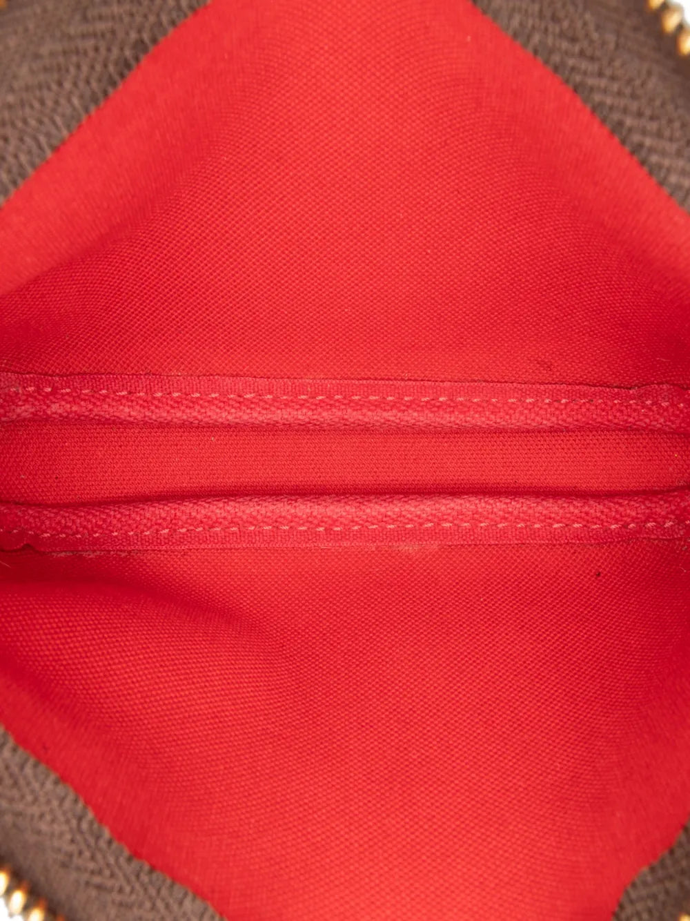 Pre-OwnedLouis Vuitton Pre-Owned2019 Damier Ebene Mini Pochette Accessoires handbag